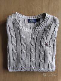 maglione Ralph Lauren originale - cotone a trecce 