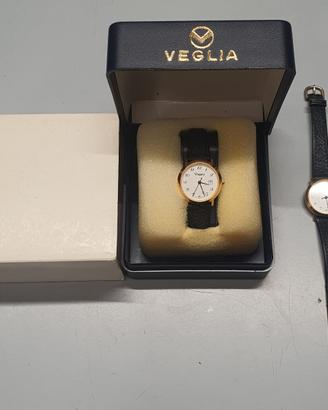2 orologi Vagary Classic Vintage con cassa dorata