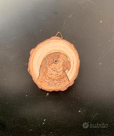 Fetta artigianale in legno – Parrocchetto Monaco