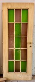 Porta legno/vetro 80x210 - Porta legno 70x210