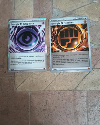Pokemon Energia Rocciosa Reverse ,+energ.telepatic