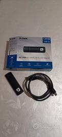 USB Wifi - AC1300 USB 3.0 blu 