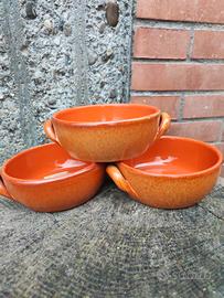 Set tegamini in terracotta 