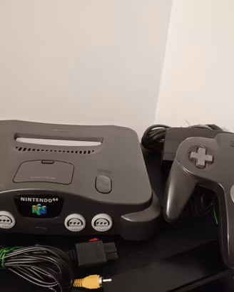 Console Nintendo 64 N64 - Joypad Alimentatore Cavi