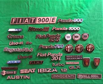 Stemmi e loghi modelli auto anni 80/90