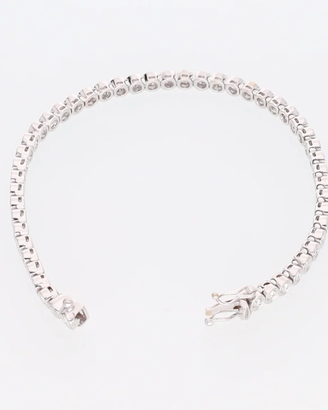Bracciale oro Bianco 18 kt tennis