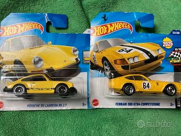 Hot Wheels Porsche 911 Carrera + Ferrari 365 GTB4