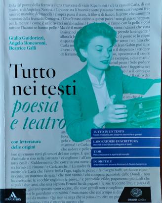 Tutto nei testi poesia e teatro 