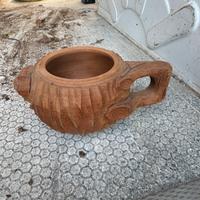Tazza legno intarsiata