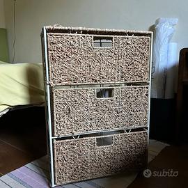 Mobiletto tre cassetti