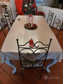 sedie in ferro battuto