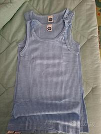 2 canottiere intime misto lana