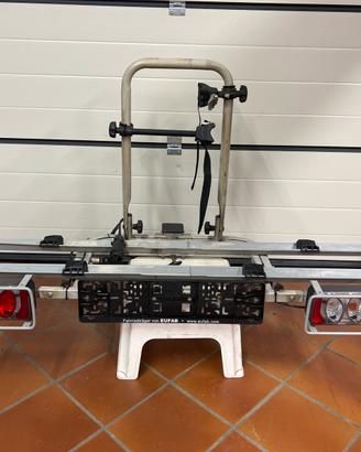 Portabici per due bici (gancio traino)