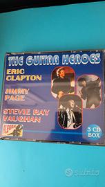 3 CD Box The Guitar Heroes: Clapton, Page, Vaughan