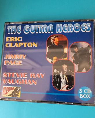 3 CD Box The Guitar Heroes: Clapton, Page, Vaughan