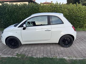 Fiat 500 pop hybrid bianca