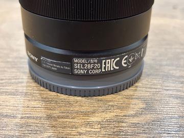 Obiettivo ottica fissa Sony 28mm