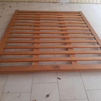 rete a doghe futon legno massello