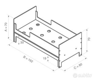 Letto TOTEM singolo per bambini