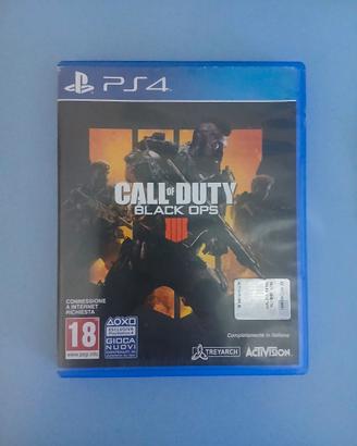 Gioco ps4 call of duty black ops 4