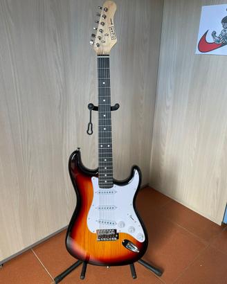 Chitarra elettrica OQAN con amplificatore e access