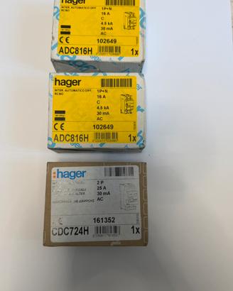 Magbetitenrici hager e differenziale