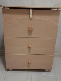 Cassettiera Prenatal 3 cassetti