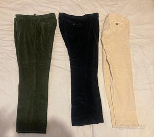 Set pantaloni velluto etro uomo tg 52