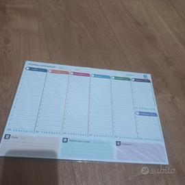 Planner Settimanale 2024 da Scrivania A4 