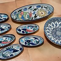 Set piatti ovali da pesce