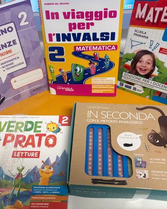 Lotto Libri 2ª Elementare: VERDE PRATO COMPLETO SI