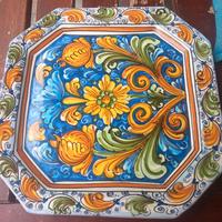 piatto ceramica Caltagirone 