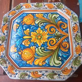 piatto ceramica Caltagirone 