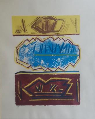 Quadro Licata-Litografia Originale 1974