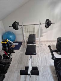 Panca pesi Domyos BM110 con supporto bilanciere
