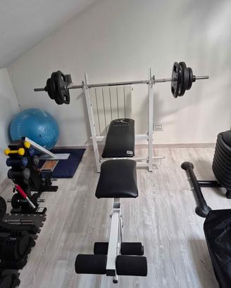 Panca pesi Domyos BM110 con supporto bilanciere