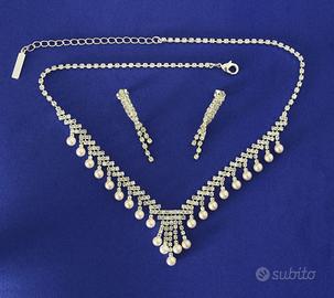 PARURE SPOSA BIGIOTTERIA + Forcine abbinate