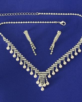 PARURE SPOSA BIGIOTTERIA + Forcine abbinate