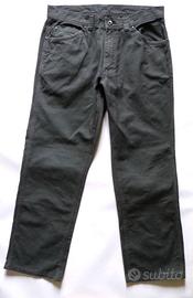 Pantaloni jeans uomo classico Taglia EU 46 Verde