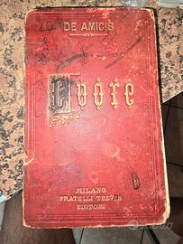 Libro usato da rilegare cuore del 1900 vintage