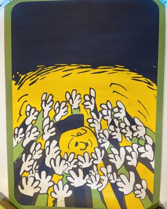 Poster Vintage Peanuts Charlie Brown 1976