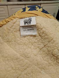 coperta matrimoniale in lana merinos