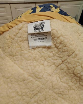 coperta matrimoniale in lana merinos