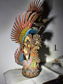Scultura Monumentale Bali - Garuda su Naga - H 130