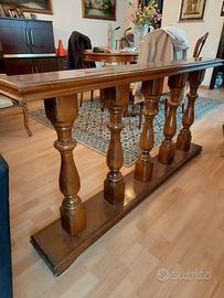 Balaustra in legno.