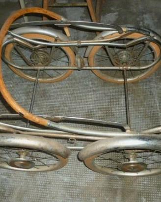 carrozzina vintage Giordani,modello isabella, blu,