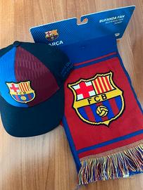 Sciarpa e Cappello del Barcellona FC