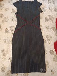 Abito tubino gessato