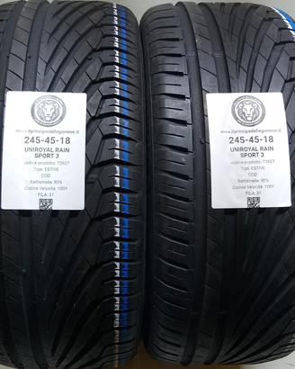 2 GOMME 245 45 18 UNIROYAL A73927