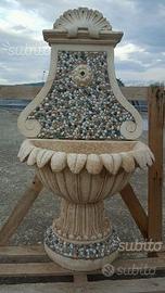 Fontana fontanella muro parete pietra cemento